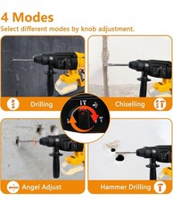 Fits Dewalt 18V 20V battery Cordless Brushless Hammer SDS Rotary Drill Tool New