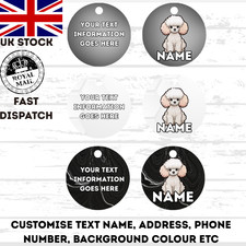 TOY POODLE Dog Personalised