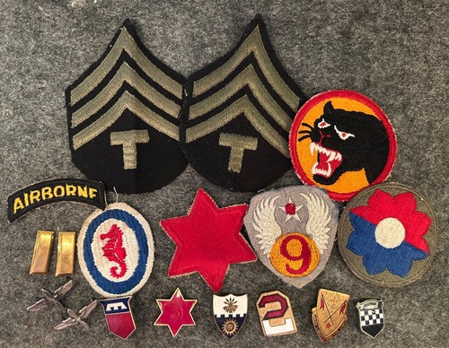 Ww2 mix insignia - us,