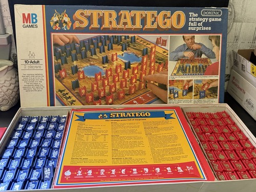 Vintage stratego board - stratego, game