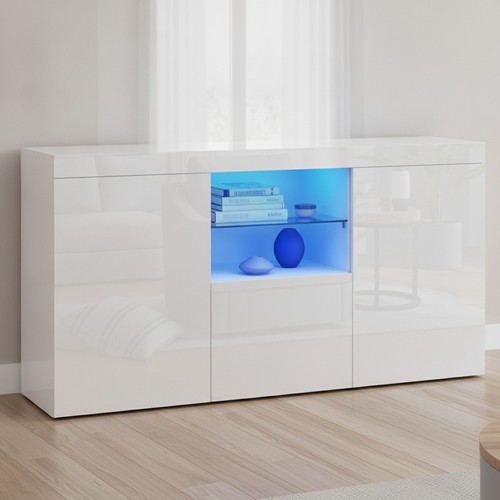 White modern sideboard - white,