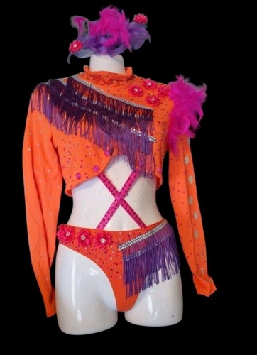 Orange pink purple freestyle - orange,
