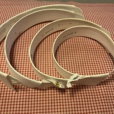 Vintage Shirt Collars x 4 ~ Harrods, Collars White Stiff Detachable ~ Size 15.5