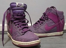NIKE DUNK SKY HI WEDGE SIZE UK 6 EUR 40 (644410 400) PURPLE