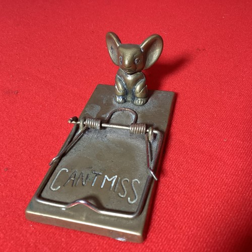 Vintage brass paper - brass, holder