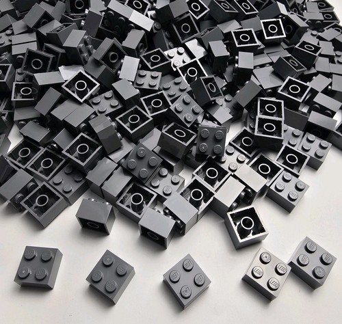 Lego dark grey 2x2 - lego,