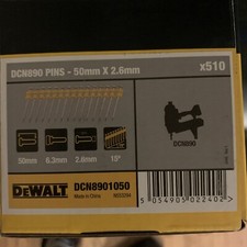 DEWALT DCN890 1050 - 50MM NAILS 1xboxes 510 NAILS