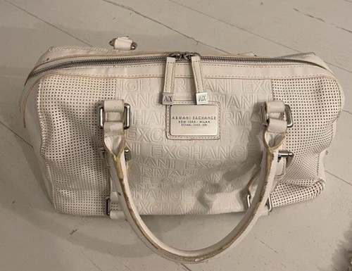 Armani exchange white - armani, faux
