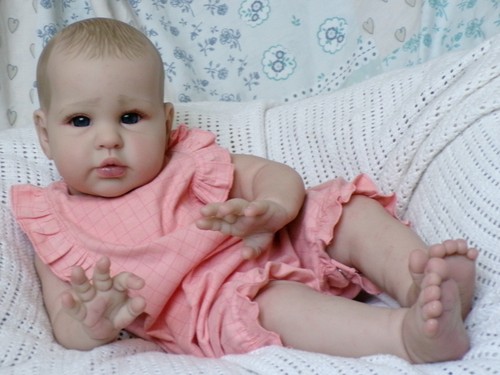 Reborn baby girl doll - reborn,