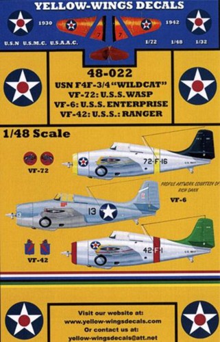 Yellow wings 48022 48 - yellow, 1:48