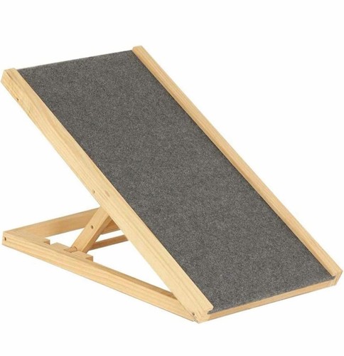 Adjustable wooden dog ramp - wooden,