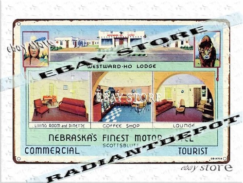 Tin sign 1940 - tin,