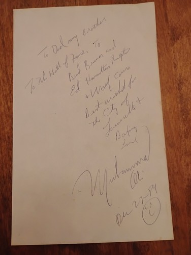 Muhammad ali handwritten - muhammad,