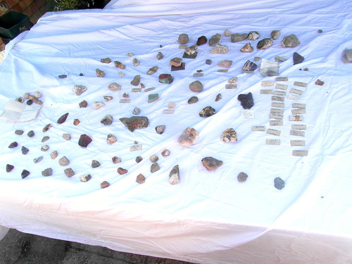 Geological rock collection - rock,