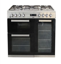 Beko 90cm Dual Fuel Range Cooker KDVF90X S Steel #2448