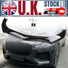 For Jaugar F-Pace SVR Glossy Balck Front Bumper Lip Spoiler Splitter Body Kit BT