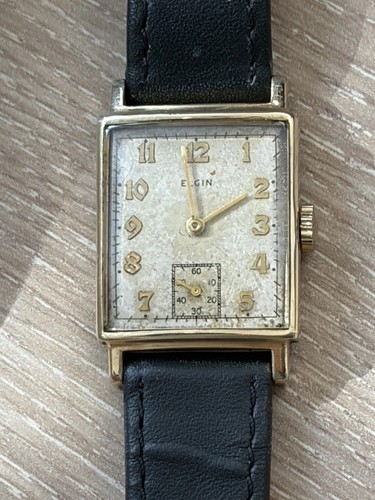 Vintage elgin tank - watch, 1940s