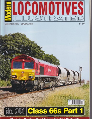 Modern locomotives illustrated - locomotives,