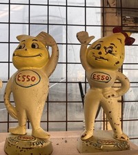 RARE VINTAGE Esso Herr & Frau