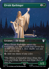 MTG Elvish Harbinger (Foil Borderless) [Tales of Middle-Earth]