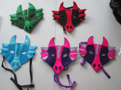Dragon masks fantasy play - dragon, fantasy/play