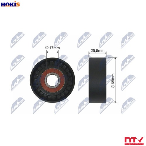 Tensioner pulley vribbed belt - pulley,
