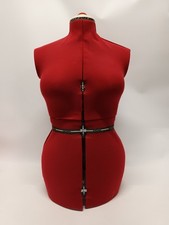 Dress Makers Adjustable Female Mannequin Torso Red Unbranded 