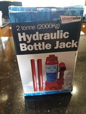 Streetwize Heavy Duty Lift 2 Tonne Hydraulic Bottle Jack GS/TUV/CE - SW2TBJ