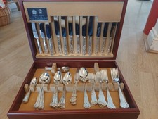 Arthur Price of England Silver Plated Cutlery Set Approx 29 Years Old Boxed VGC