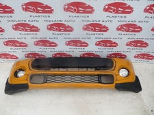 BMW MINI F56 COOPER S 2015-2019 FRONT BUMPER WITH SENSORS AND LEF FOGS IN ORANGE