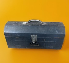 Tool Box HOMAK Model 819 Hip Roof Tool Storage, Red Tray & Lockable Latch USA