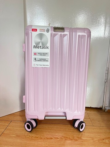 Luggage pink suitcase - luggage,
