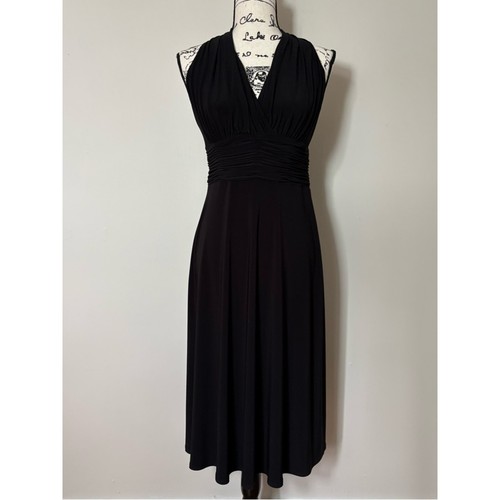 Evan picone black halter - evan,