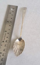 NICE GEORGIAN ANTIQUE SOLID SILVER TEA SPOON.      S. A.   L. 13 cms   LON. 1796