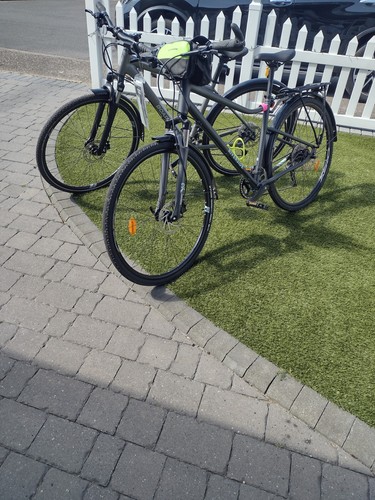 Slightly used hybrid bikes