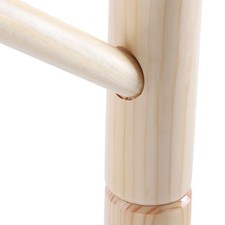 Tree Style Wooden Coat Hat Rack Cloth Hat Stand Standing Hanger Floor Stand SET