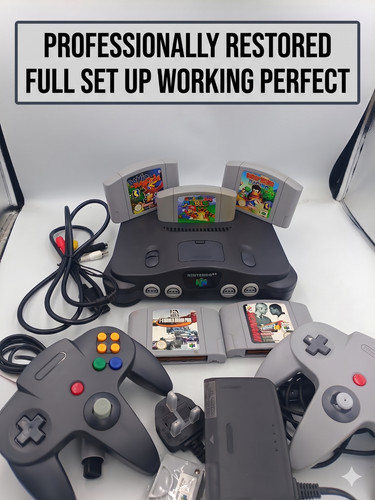 N64 nintendo console - 64,