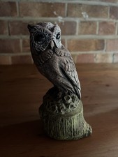 Stone Owl Ornament Figurine