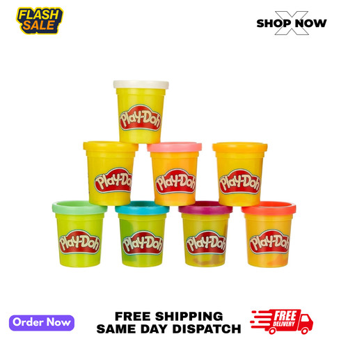 Play doh pack rainbow - 8-pack,