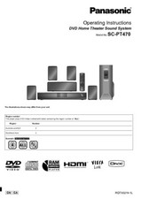 Panasonic SA-PT470 Home