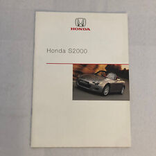 Honda S2000 Car Sales Brochure GERMAN Text European Market