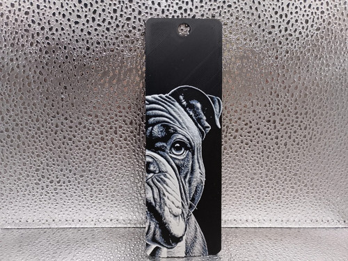 Old english bulldog bookmark - old,