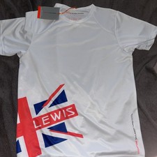 Lewis Hamilton Vodafone Mclaren Mercedes Flag T Shirt Size Large brand new   ￼