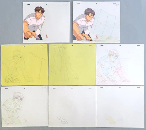 Animation cel set with - 3, cells