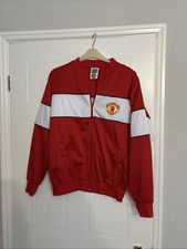 Manchester United 1985 Tracksuit Sponsor Sharp - Size LARGE  - Official Retro