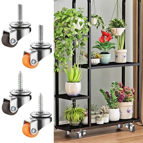 4pcs low profile mini - profile, caster