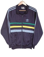 VINTAGE 1990'S ADIDAS FIRST TRACK JACKET TRACKSUIT | SIZE M