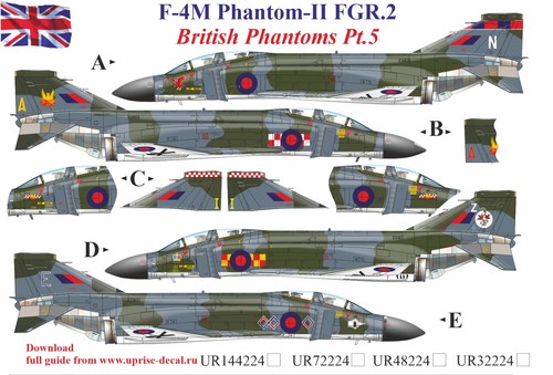 Decal 4m phantom ii - decal, f-4m