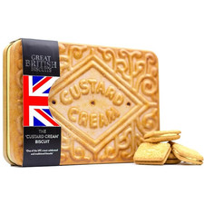 Giant Custard Cream Biscuits