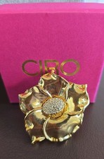 Vintage Ciro Flower Brooch In Original Box